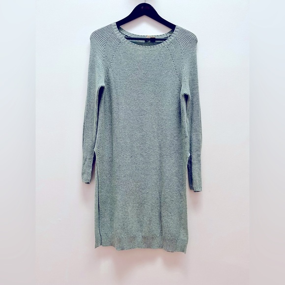 Anthropologie Moth Pasadena Mint Green Gray Tunic Sweater Size XS - Picture 3 of 10